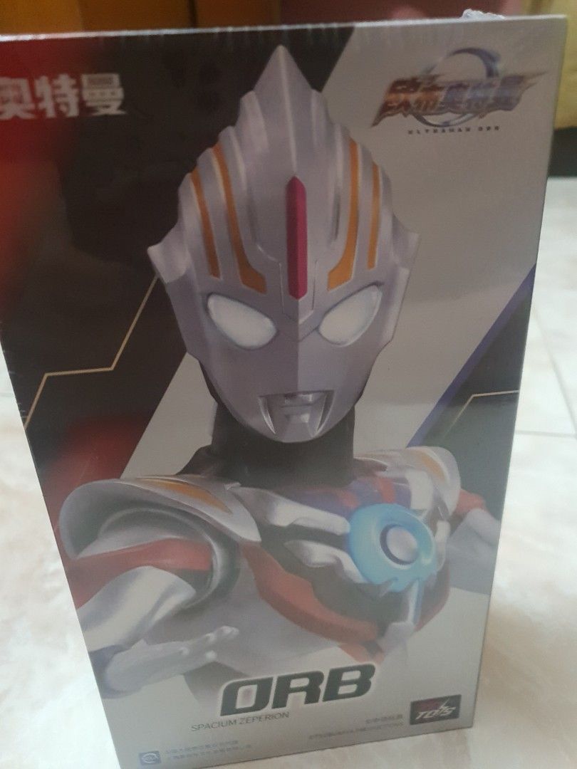 ZD Toys - Ultraman Light-Up Series - Ultraman Orb Spacium Zeperion (7") (Category: Toy Figures) located in Singapore. Submitted by vintravt (Listing ID 1289361931, Image 1). Description: brand new, still in plastic.