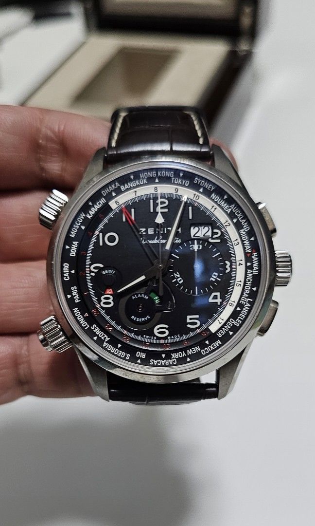 Rare Discon. Zenith Doublematic Luxury Watches on Carousell
