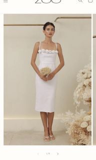 Zoo label ivory dress for rent