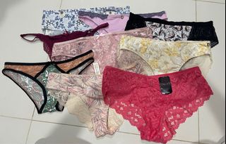 Women plus size lingerie (60-100kg) bowknot lace sexy hip mid waist  breathable underwear panty, Women's Fashion, New Undergarments & Loungewear  on Carousell