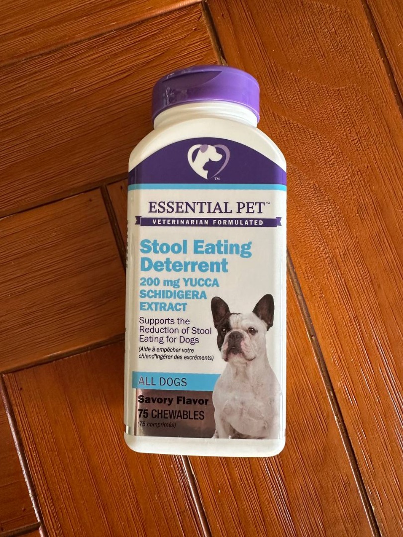 Essential pet clearance stool eating deterrent