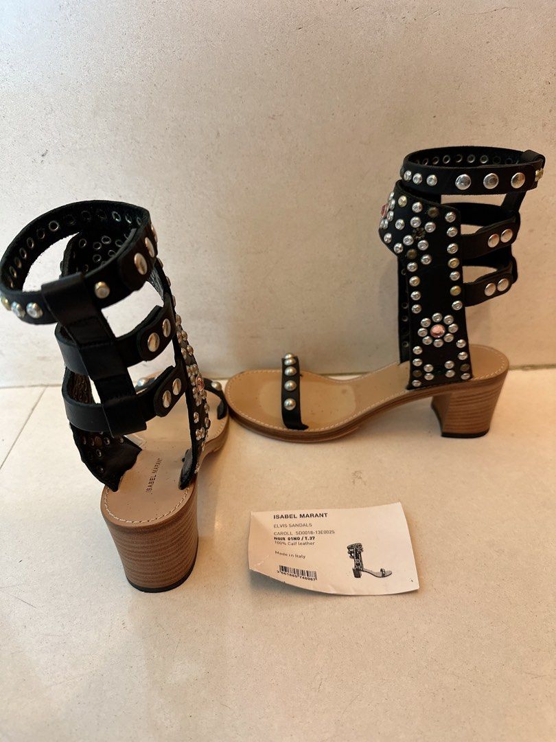 6000 Isabel Marant Elvis Sandals as seen in fashion show