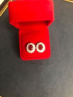 4 ct.  total Ruby Earrings