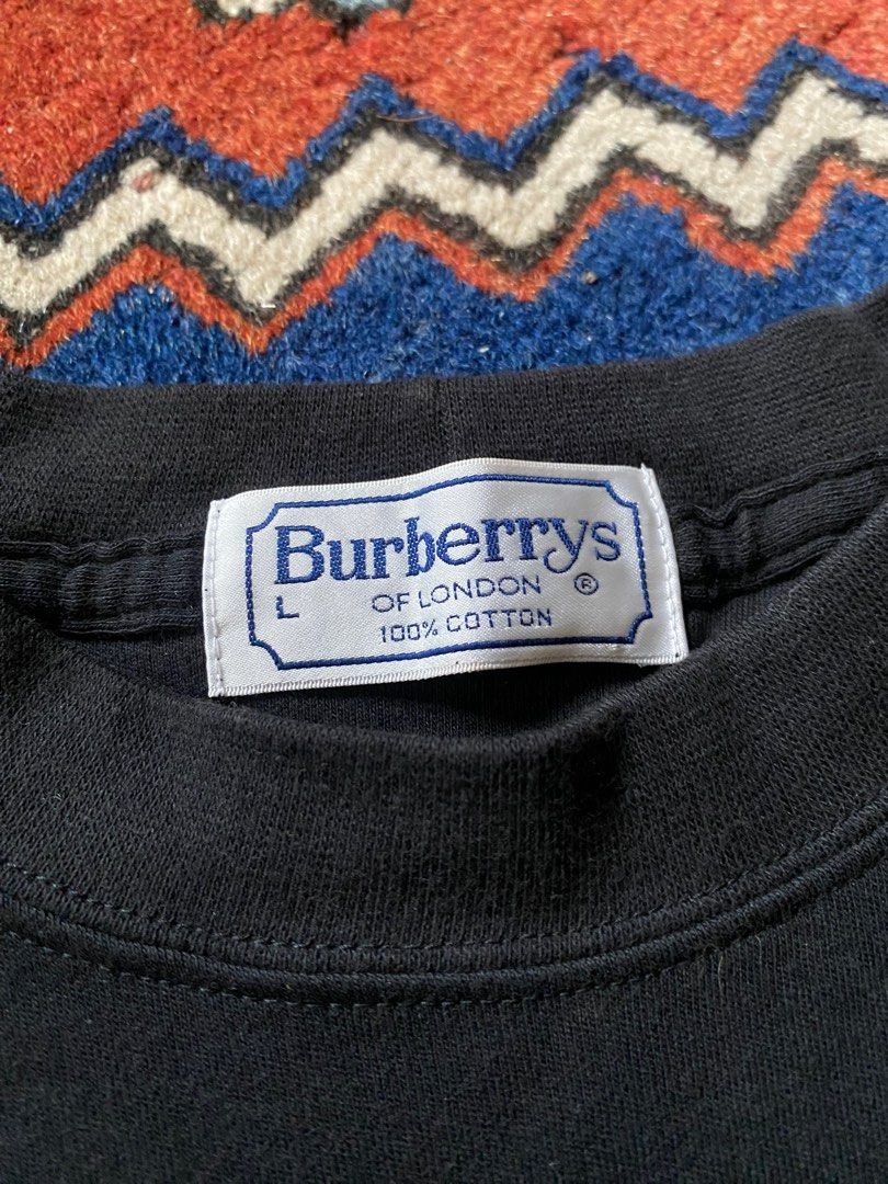 Burberry deals logo 80s