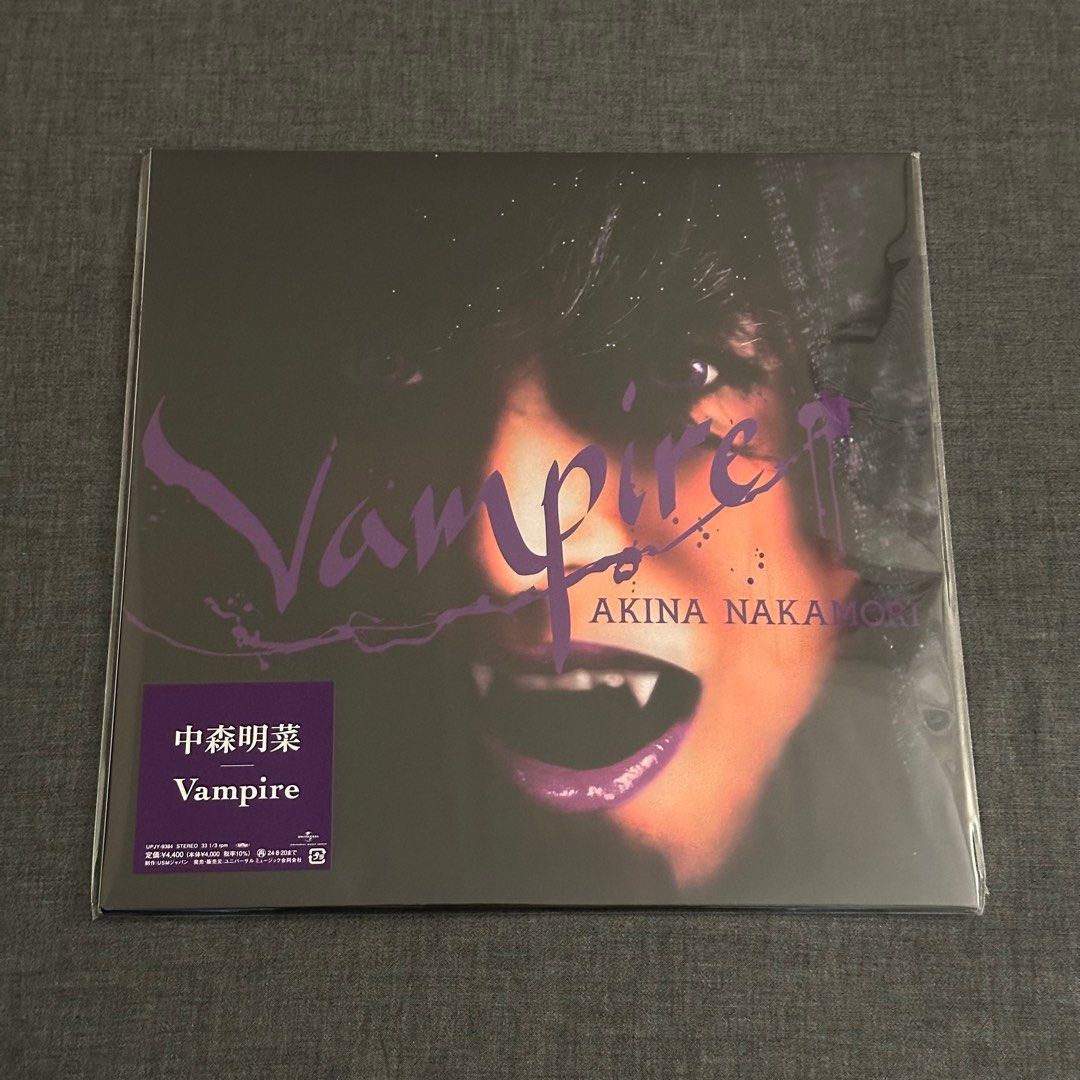 全新未開] 中森明菜2024年最新復刻黑膠VAMPIRE 日版LP /vinyl 