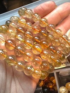 9/16 Efficient Golden Rutilated Quartz Bracelet Golden Rutile Quartz Golden Rutile Available in Sizes Super Wealth Attracting Yellow Crystal Prosperity Wealth Regular Wealth Side Wealth Golden Rutilated Ruartz64235807830915110
