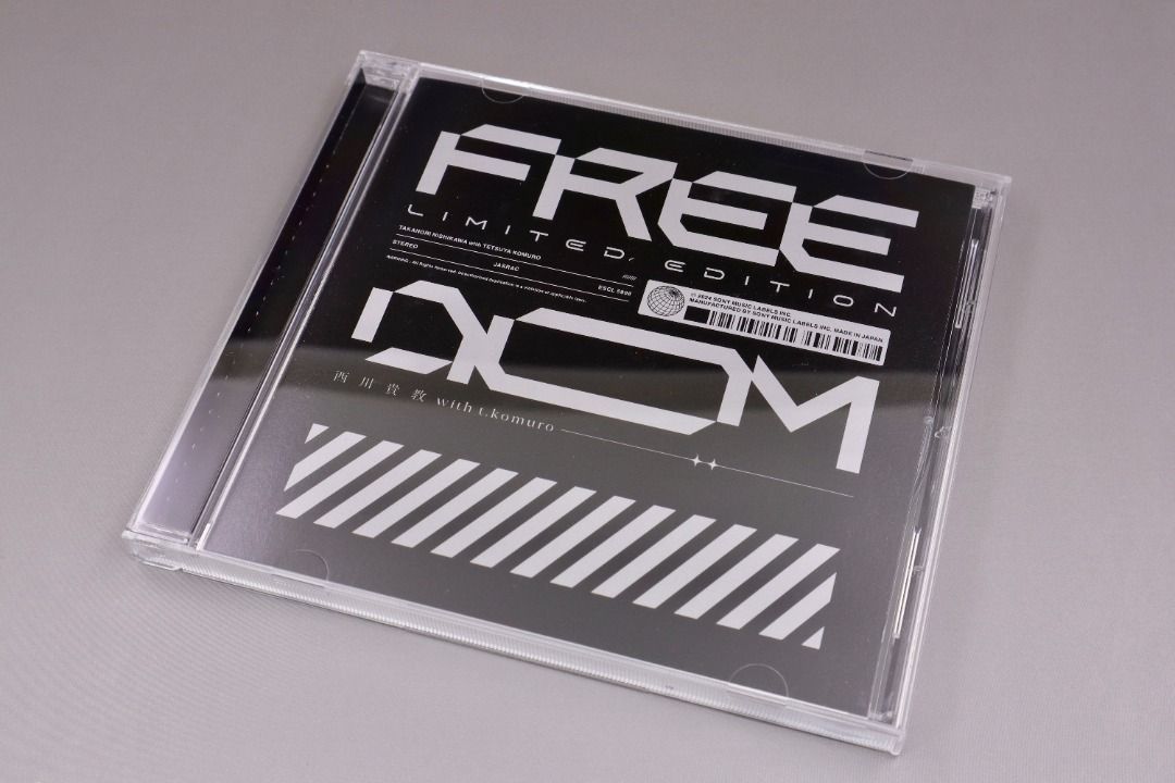 西川貴教- Freedom 完全生產限定盤(只有CD部分，沒有附上HG模型 