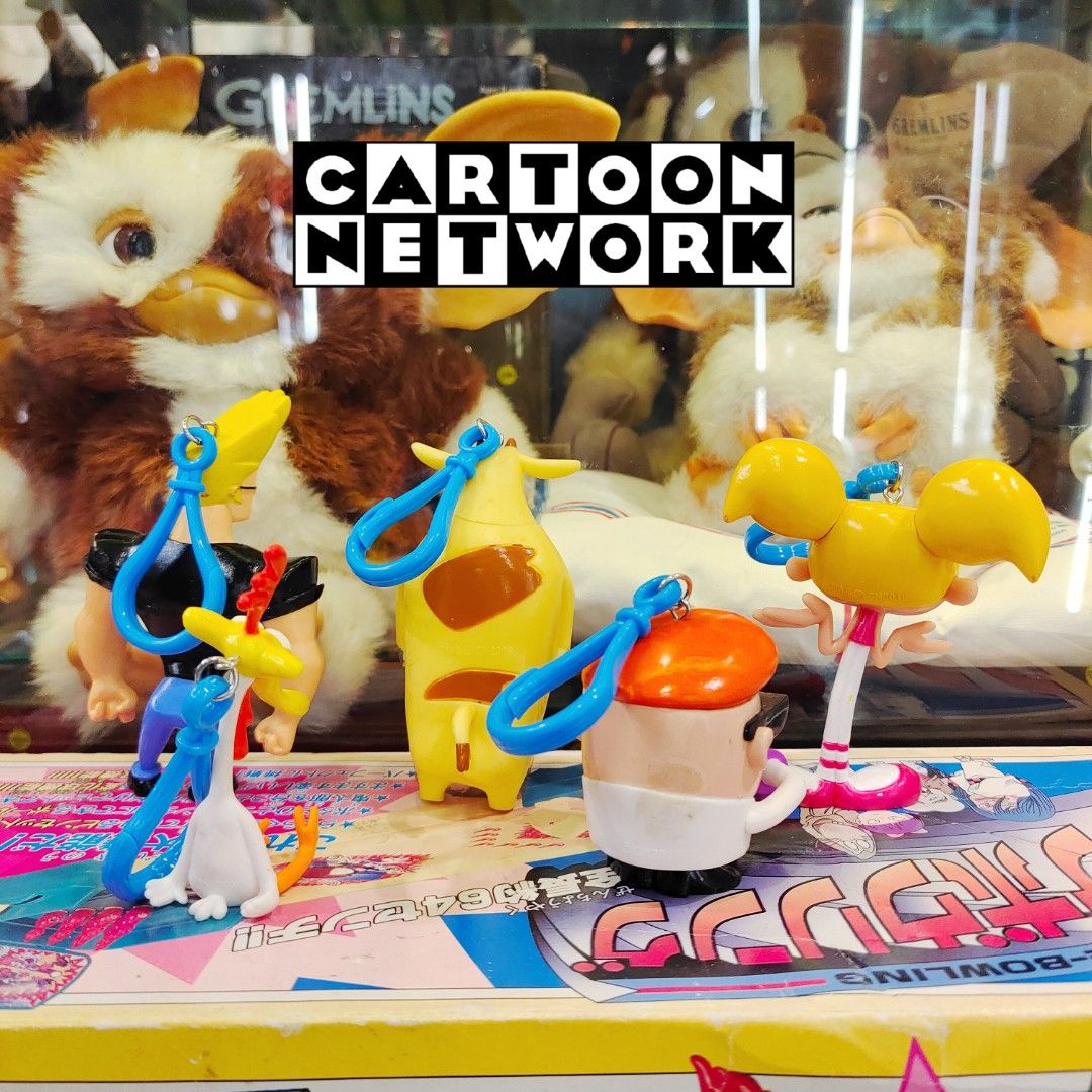卡通頻道 cartoon network 拼命郎約翰尼 雞與牛 德克斯特的實驗室 德克斯特 公仔 吊飾 玩具, 書籍、休閒與玩具, 玩具、公仔 ...