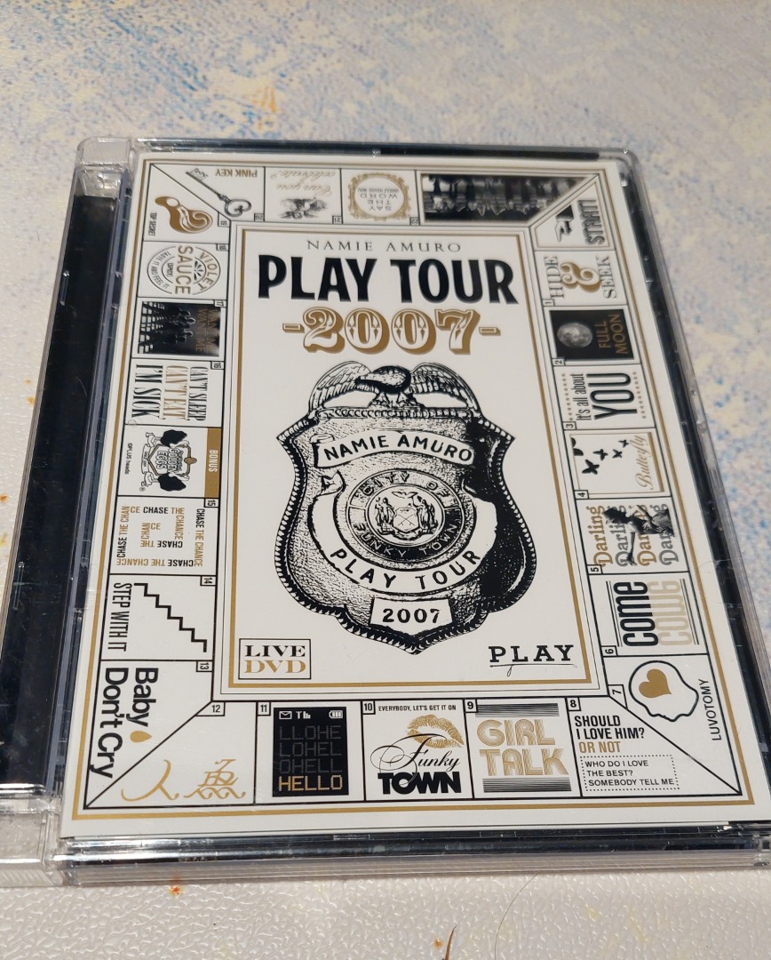 安室奈美惠 Namie Amuro Play Tour 2007 演唱會DVD碟 (Japanese original version ...