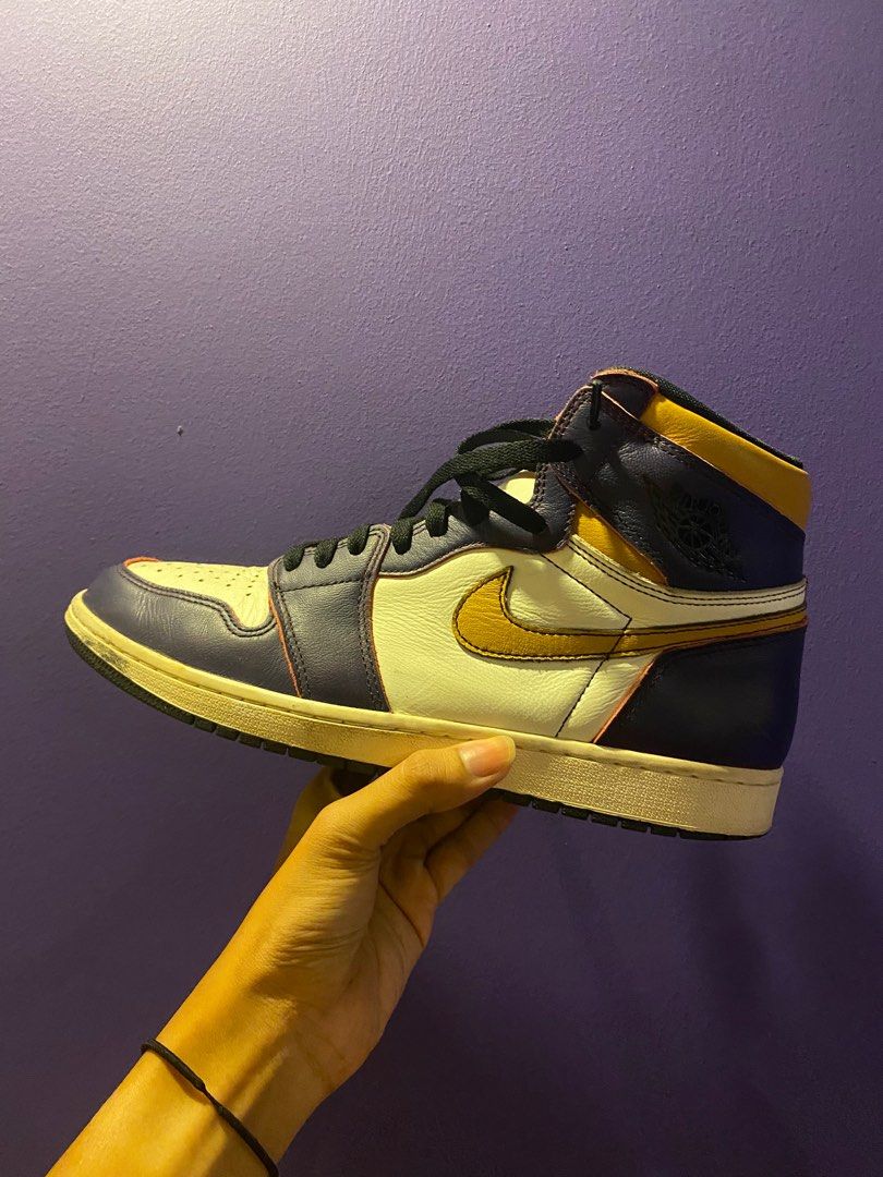 Air Jordan 1 LA to Chicago Men s Fashion Footwear Sneakers on