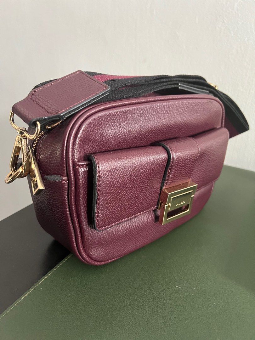Maroon crossbody bag on sale