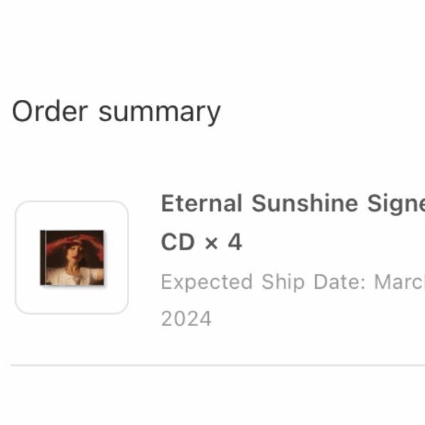 Eternal Sunshine Signed CD – Ariana Grande