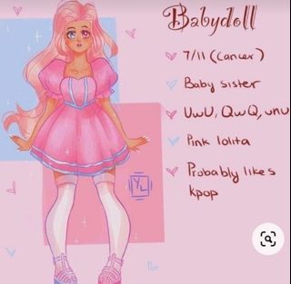 Babydoll set in royale high roblox