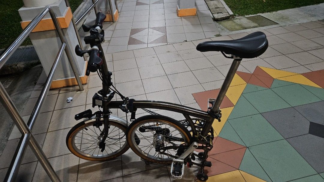 Raw Lacquer S6l Black Folding Bicycle Brompton S6l Review Brompton