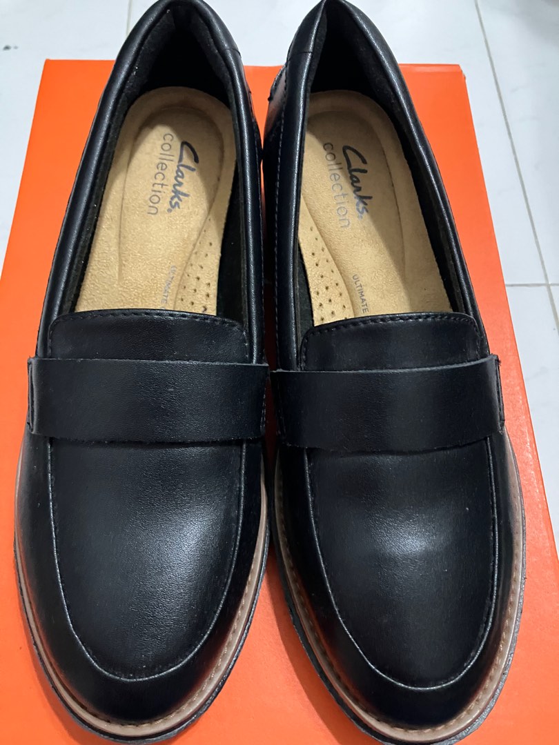 Clarks on sale platform loafers