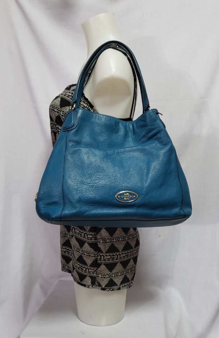 Coach edie blue best sale