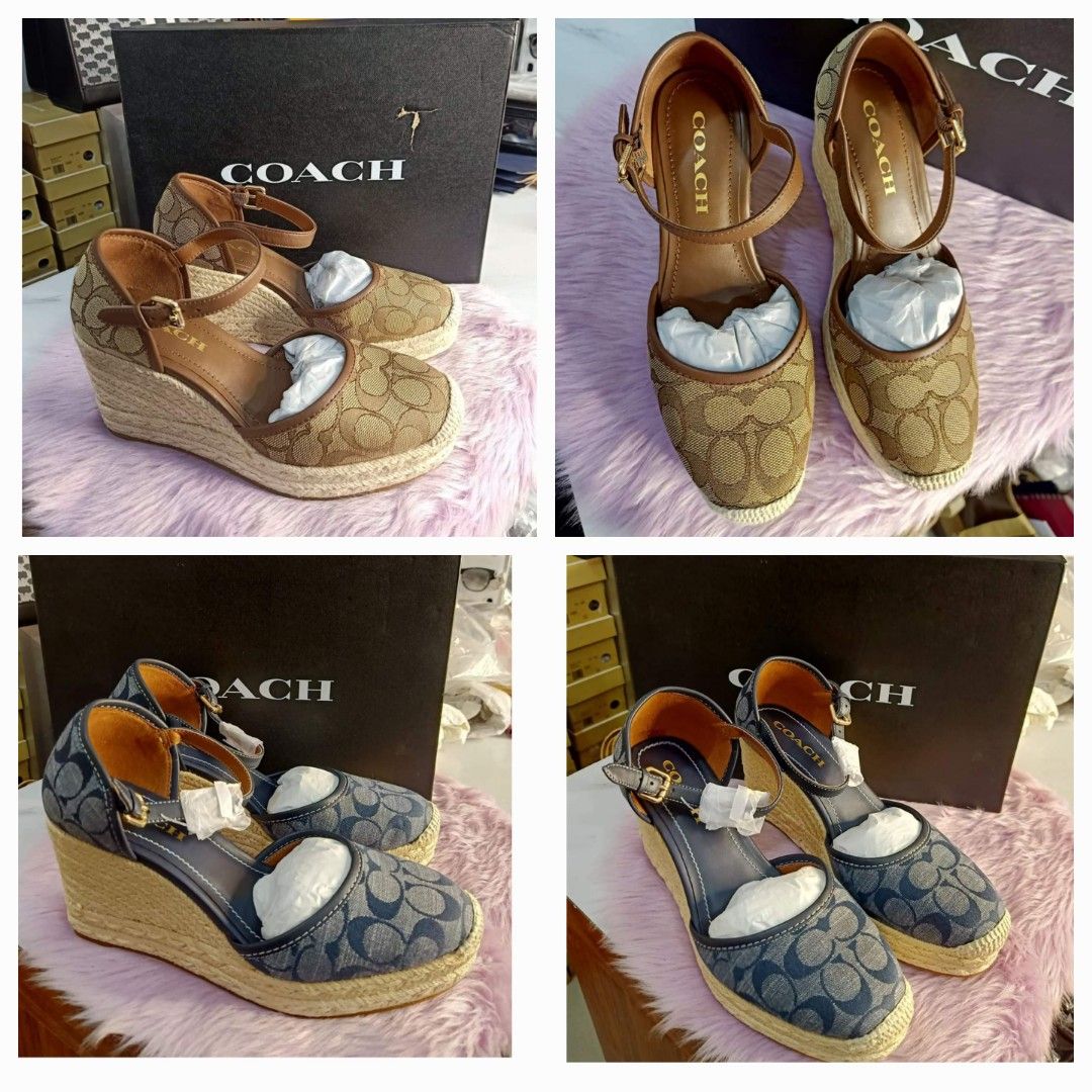 Coach wedge espadrilles clearance
