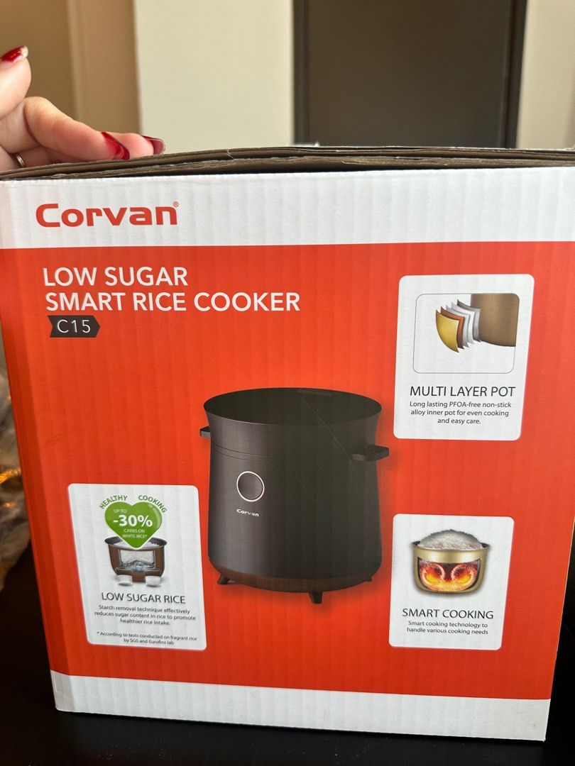 Corvan Low sugar rice cooker, Furniture & Home Living, Kitchenware