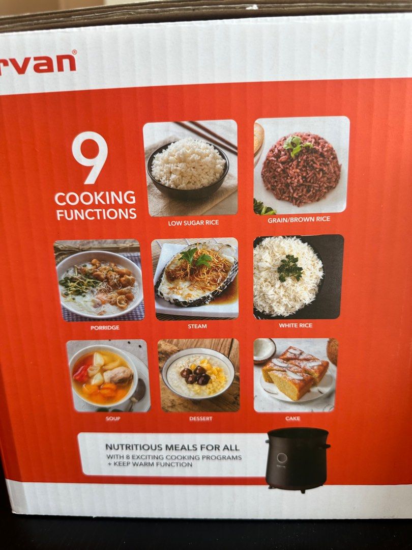 Corvan Low sugar rice cooker, Furniture & Home Living, Kitchenware