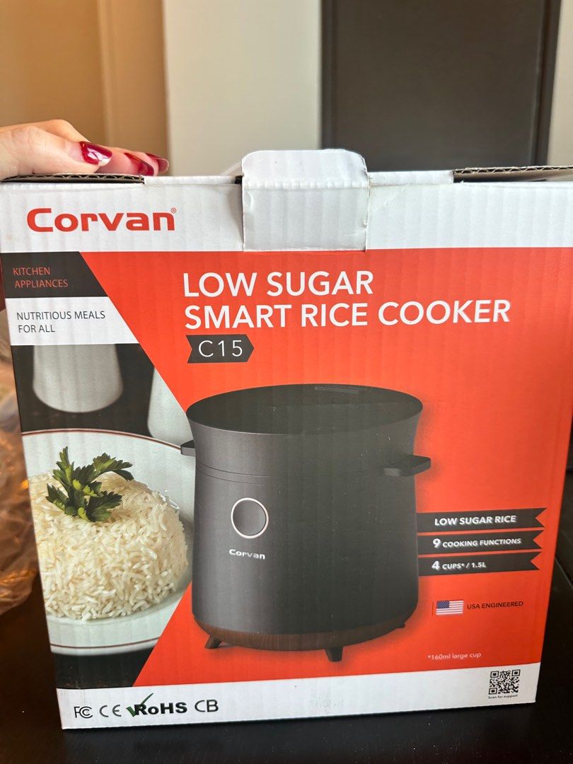 Corvan Low sugar rice cooker, Furniture & Home Living, Kitchenware