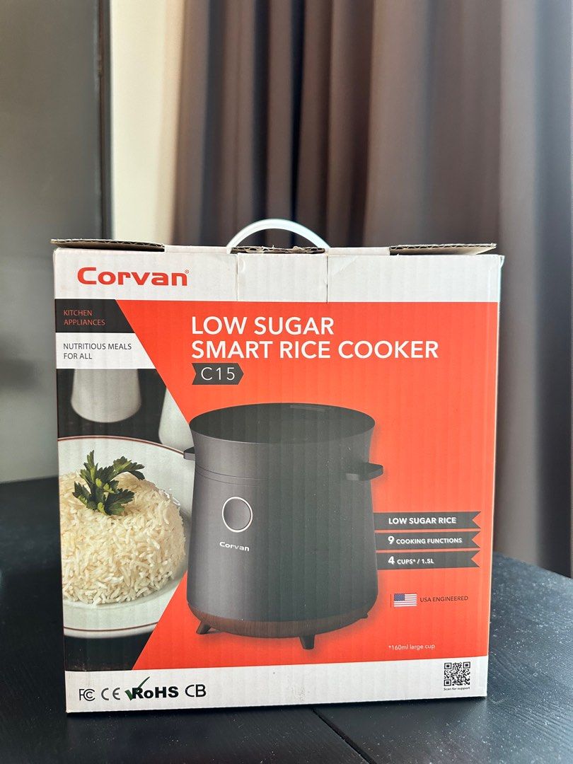 Corvan Low sugar rice cooker, Furniture & Home Living, Kitchenware