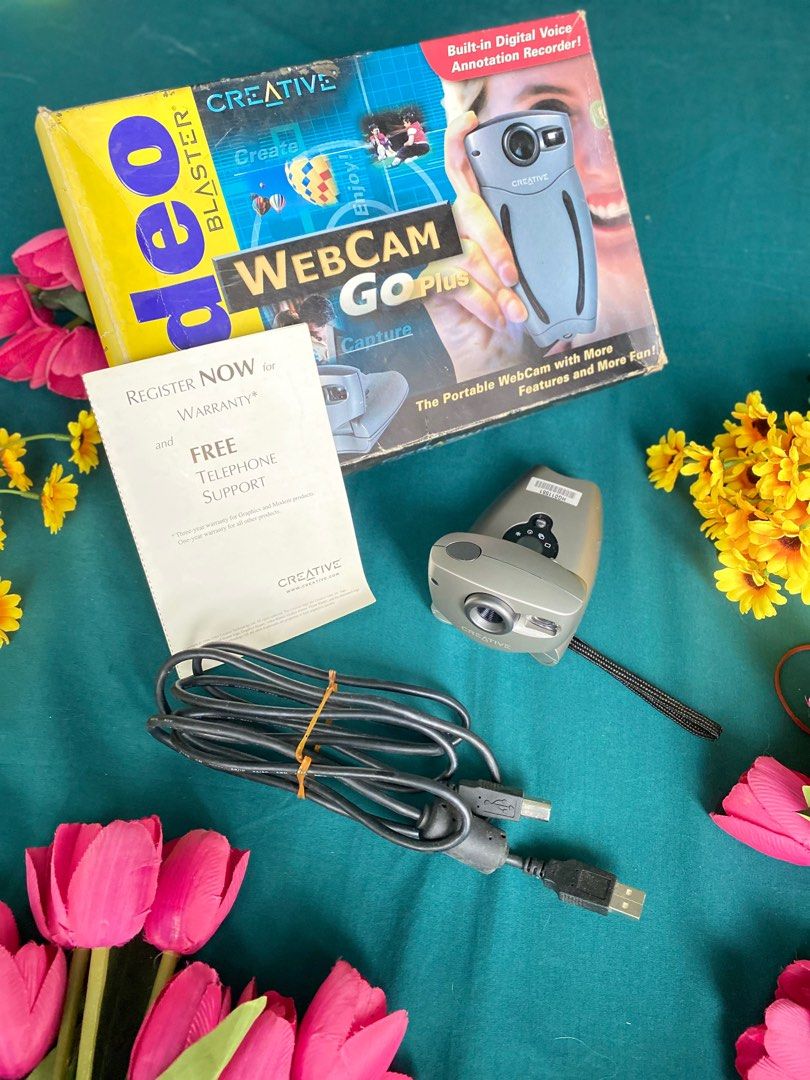 Creative Video Blaster WebCam Go Plus 8Mb Fotografi di Carousell