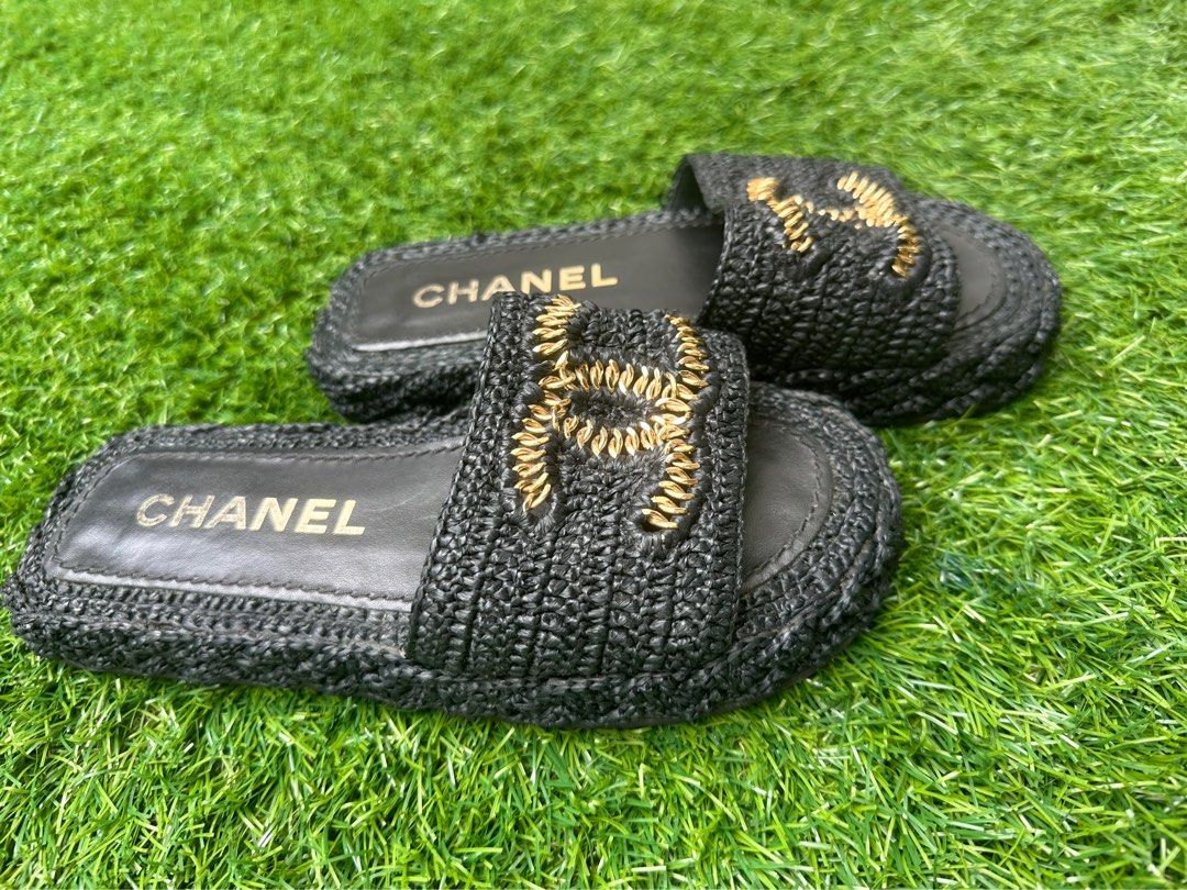 Cord mules sandals on sale