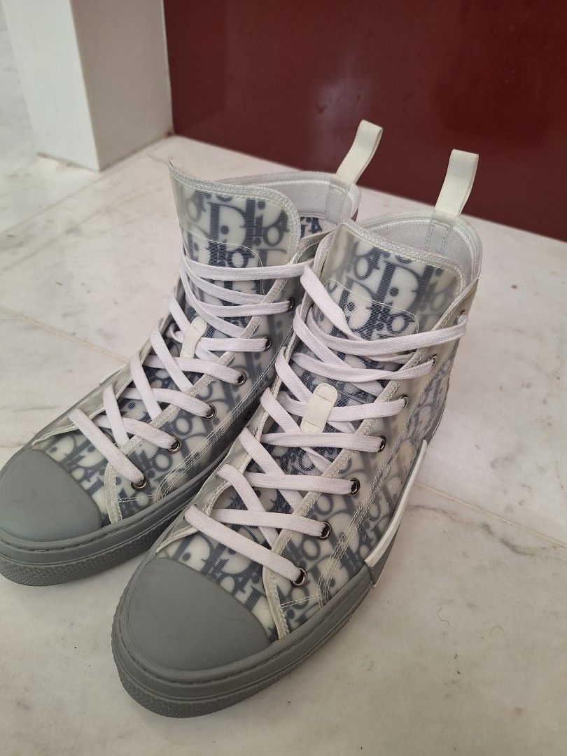dior high top oblique sneakers