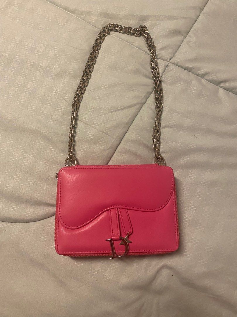 Dior saddle lipstick case bag