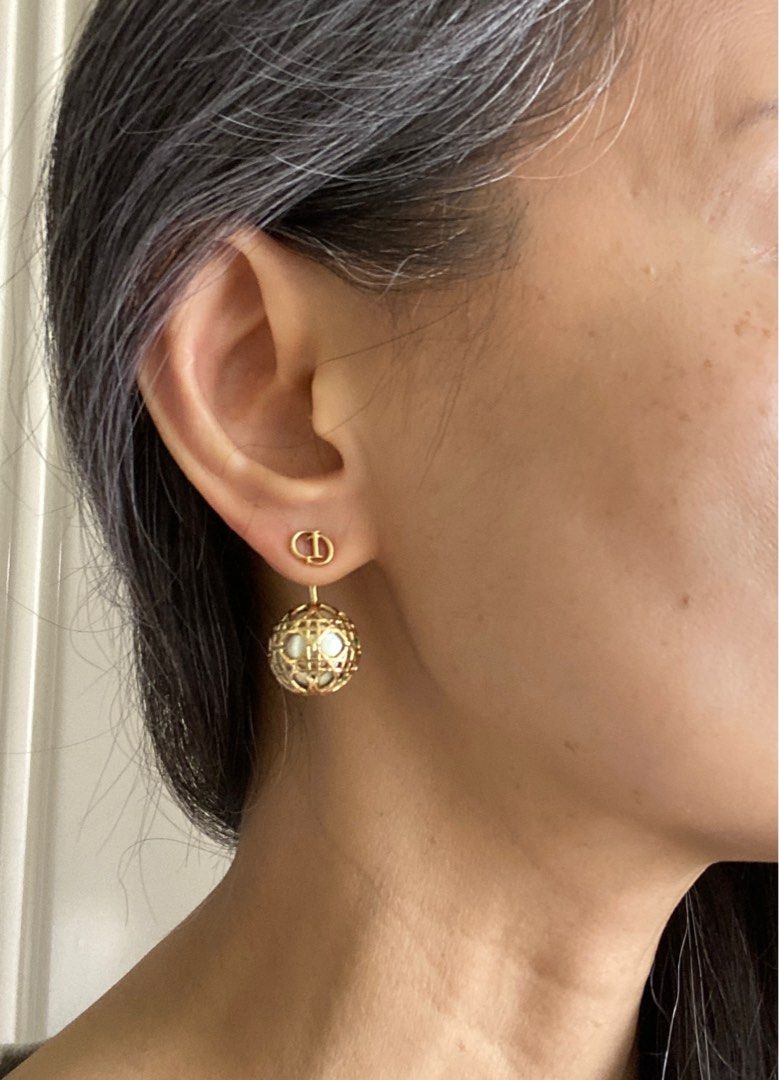 Secret cannage earrings top