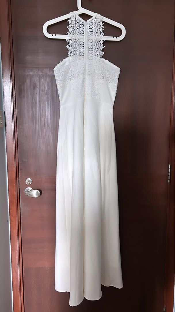 Elegant Gown Event Party White Dress