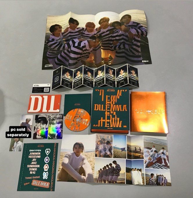 ENHYPEN - Dimension: Dilemma (1° Album) Versione Odysseus, Sigillato Coreano, Con Regalo Extra