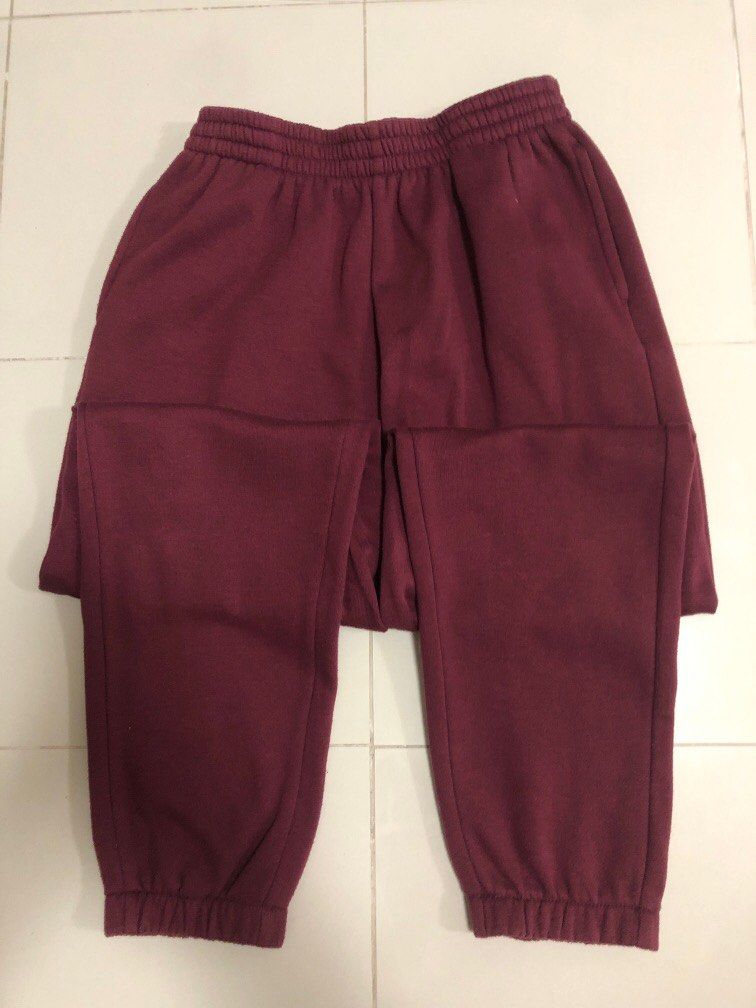 Factorie Maroon Sweatpants