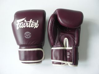 Fairtex BGV16 Matte Leather Boxing Muay Thai Gloves 16 oz Maroon