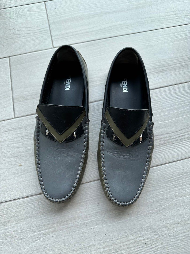 Fendi monster loafers clearance