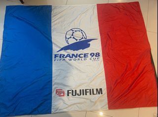 Fifa world cup france 98 78x57 flag/blanket official original
