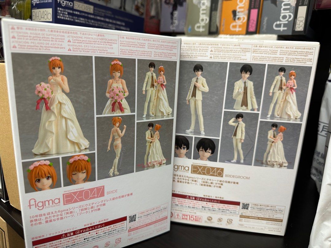 日版Figma 花嫁花婿全新Ex 047 046, 興趣及遊戲, 玩具& 遊戲類- Carousell