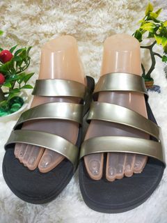 Fitflop Gold Sandals, eur38 (cm24.2)