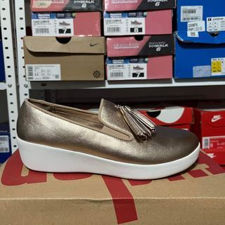 Fitflop Tassel Loafers Rose Gold