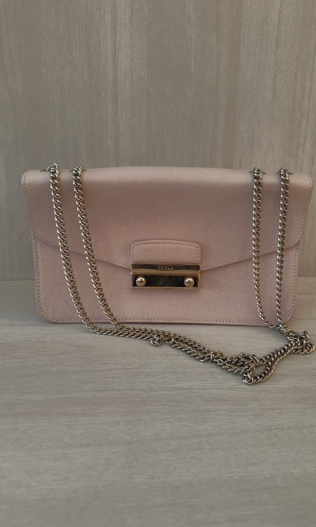 Furla chain shoulder bag Luxury Bags Wallets on Carousell