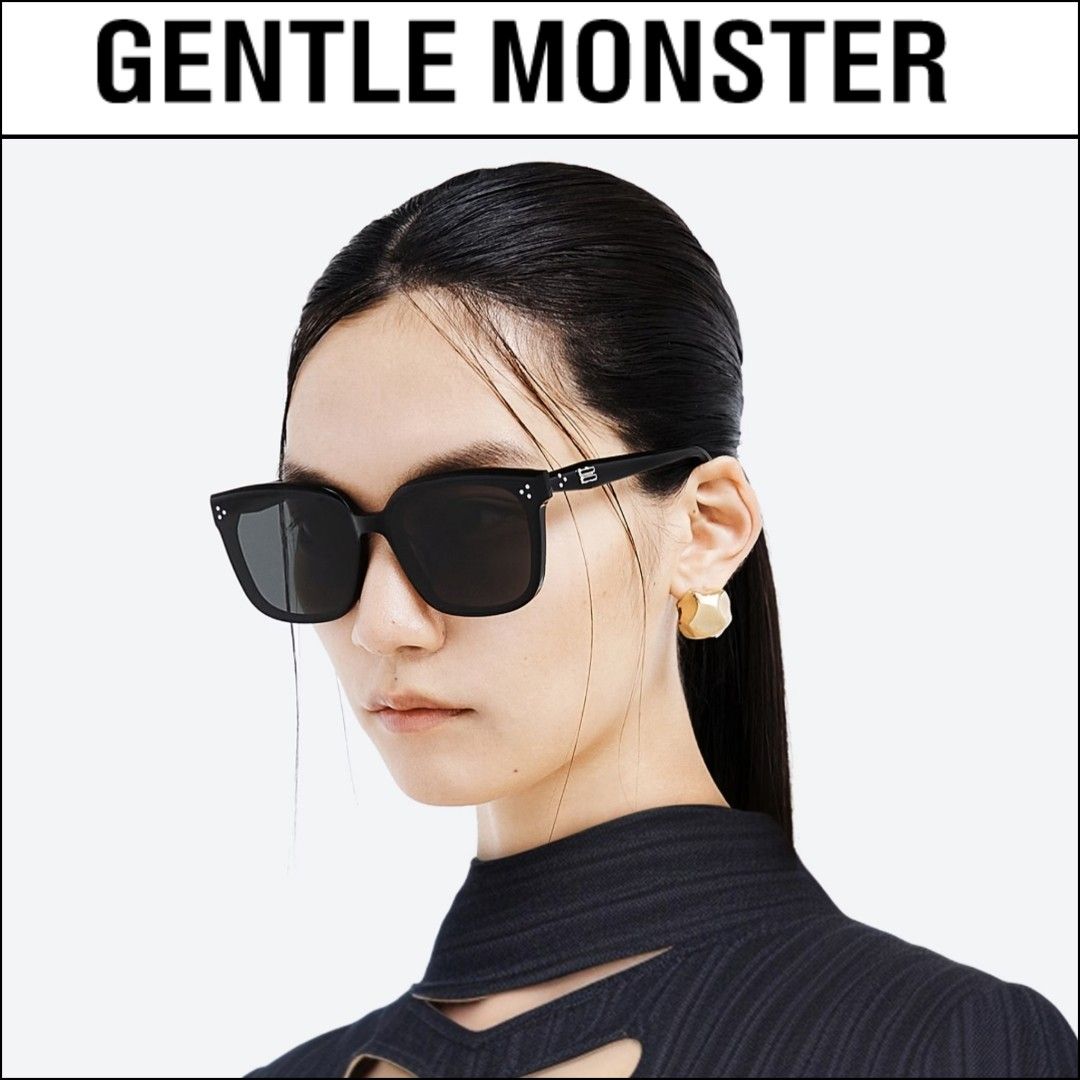 新品未使用人気モデルGENTLE MONSTER DEARブラック GENTLE MONSTER ジェントルモンスターサングラス DEAR黒ブラック