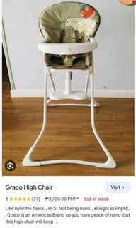 Graco high chair