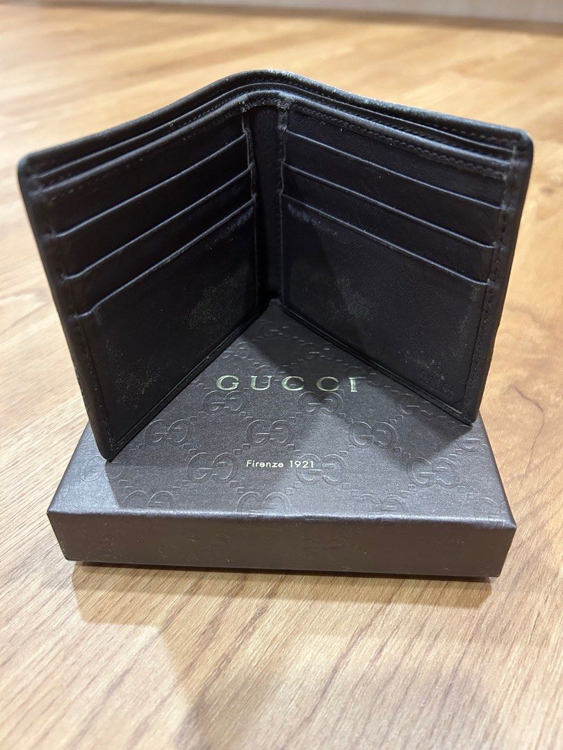 Gucci Men's bi-fold wallet, Luxury, Bags Wallets on Carousell