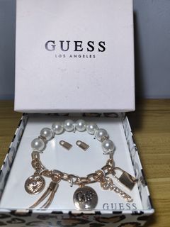 GUESS Earrings and Bracelets Jewelry Set