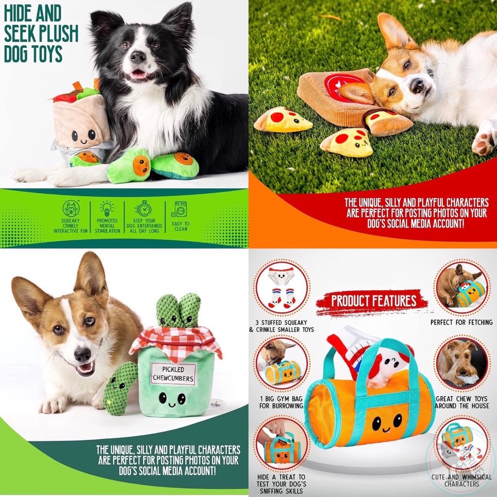 Burrowing toys for dogs sale