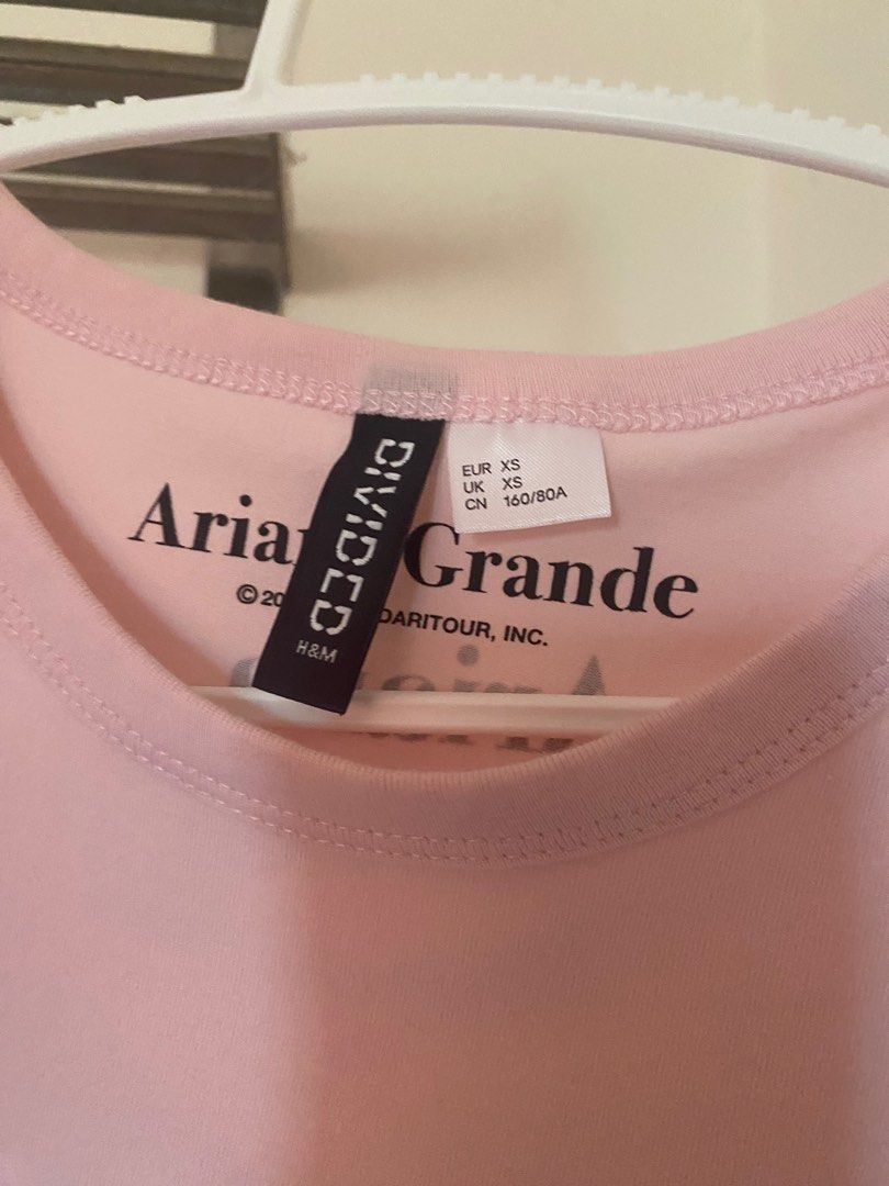 H M Ariana Grande Shirt Women s Fashion Tops Shirts on Carousell
