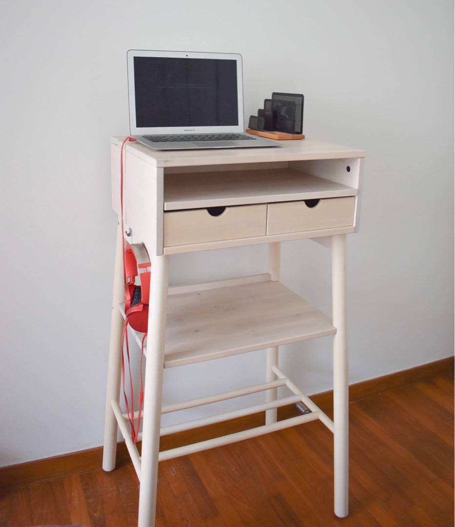 IKEA KNOTTEN Standing Desk Vanity Table Furniture Home Living