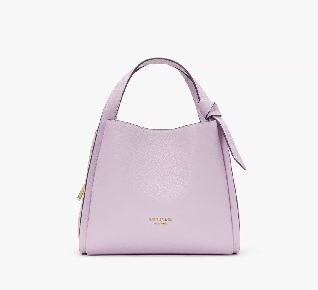 INSTOCK Kate Spade Knott Medium Crossbody Tote Handbag Top Handle Satchel Crossbody Slingbag Violet Mist Lilac Light Purple Women s Fashion Bags Wallets Tote Bags on Carousell
