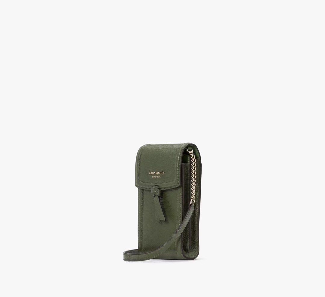 INSTOCK Kate Spade Knott North South Phone Crossbody Slingbag Bonsai Tree  Green Moss, Women's Fashion, Bags & Wallets, Cross-body Bags on Carousell