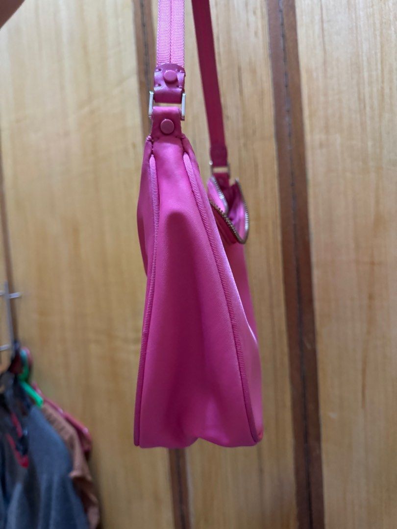 Kate Spade Pink Sam Nylon Small Shoulder Bag (Category: Luxury Bags & Wallets) located in Manila. Submitted by camsiiocampo (Listing ID 1289626476, Image 3). Description: Barbie Pink Light weight Nylon Spacious .